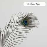 Load image into Gallery viewer, Peacock Feather for Bouquet Decoration Pack 5