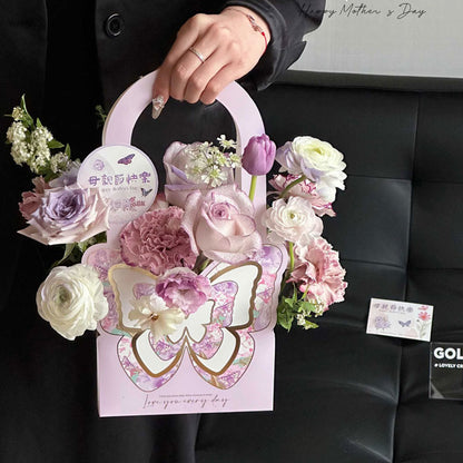 8pcs Mother's Day Butterfly Floral Gift Box