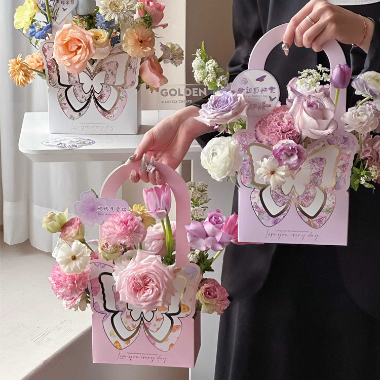 8pcs Mother's Day Butterfly Floral Gift Box