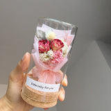 Load image into Gallery viewer, Mini Preserved Flower Bouquet Wish Bottle