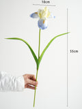 Load image into Gallery viewer, Real Touch Artificial Iris Flower 55cmH