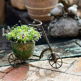 Load image into Gallery viewer, Vintage Iron Tricycle Planter Metal Flower Pot
