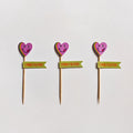 3pcs cake toppers
