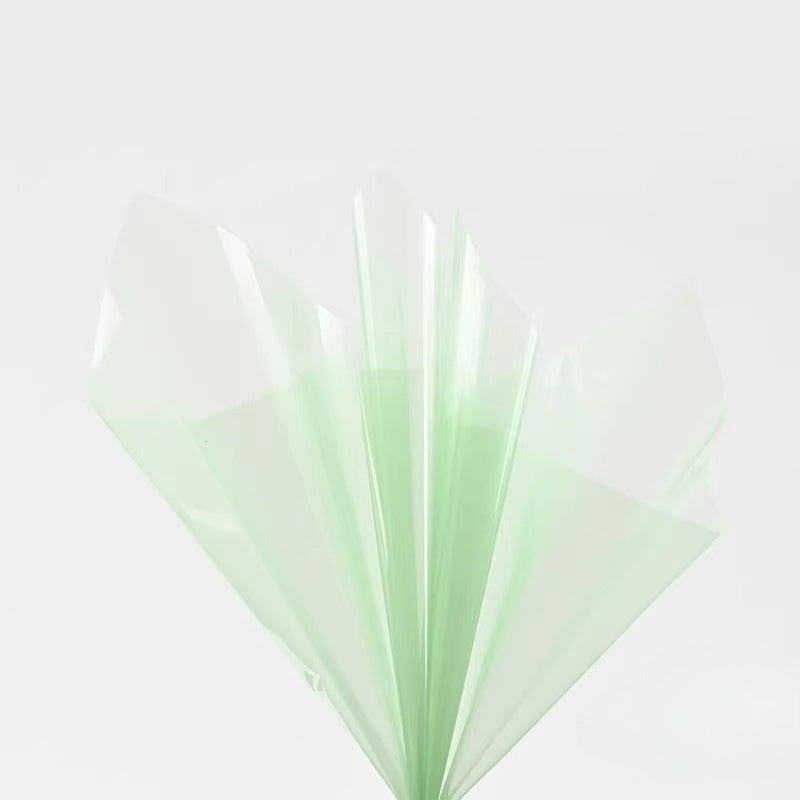 20pcs Colored Clear Cellophane Wrap Sheet (58x58cm)
