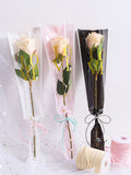 Load image into Gallery viewer, 50pcs Gold LOVE Print Rose Packaging Bags