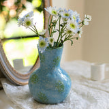 Load image into Gallery viewer, Mottled Watercolor Ceramic Flower Vase