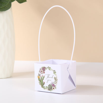Waterproof Kraft Paper Succulent Gift Bags Pack 30