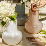 Load image into Gallery viewer, Artisan Textured Modern Glass Vase