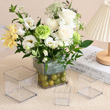 Load image into Gallery viewer, Square Acrylic Transparent Flower Vase