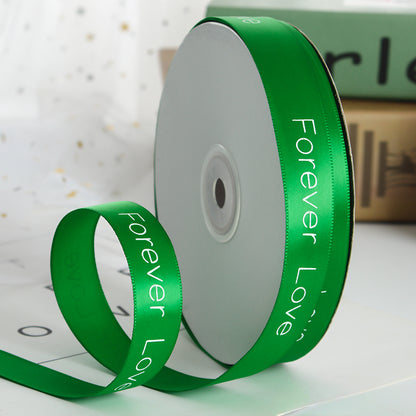 Valentine's Day Forever Love Satin Ribbon (20mmx49Yd)
