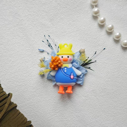 Cute Cartoon Duckling Kids Boutonniere