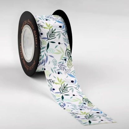Spring Botanical Printed Ribbon (4cmx10Yd)