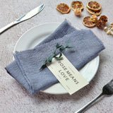 Load image into Gallery viewer, 10pcs Fringed Cotton Cloth Napkins (42x42 cm)