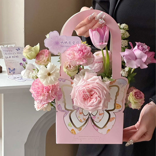 8pcs Mother's Day Butterfly Floral Gift Box