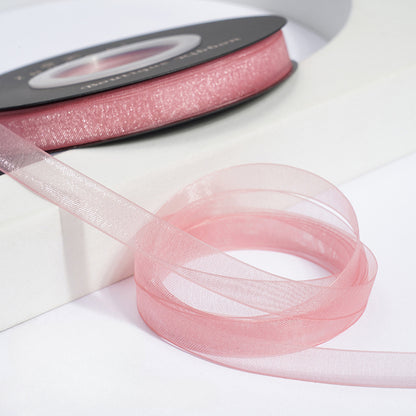 Solid Color Sheer Organza Ribbon (10mmx50Yd)