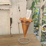 Load image into Gallery viewer, Ice Cream Cone Resin Floral Vase with Stand