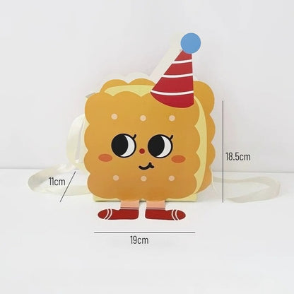 10pcs Adorable Cartoon DIY Snack Gift Box
