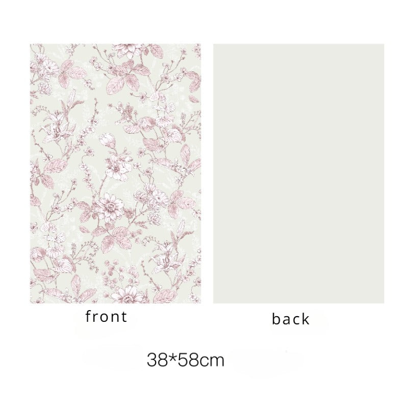 10pcs Mother's Day Vintage Floral Wrap Paper (38x58cm)