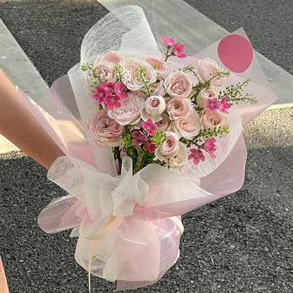 20 feuilles de papier de soie pour bouquet de fleurs (58x58 cm)