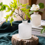 Load image into Gallery viewer, Minimalist White Frosted Glass Bud Vase