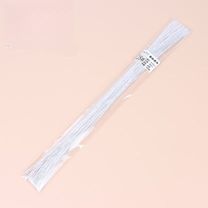 White Floral Wire for Crafts Pack 100