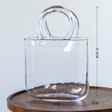 Load image into Gallery viewer, Transparent Handbag-Shaped Glass Vase