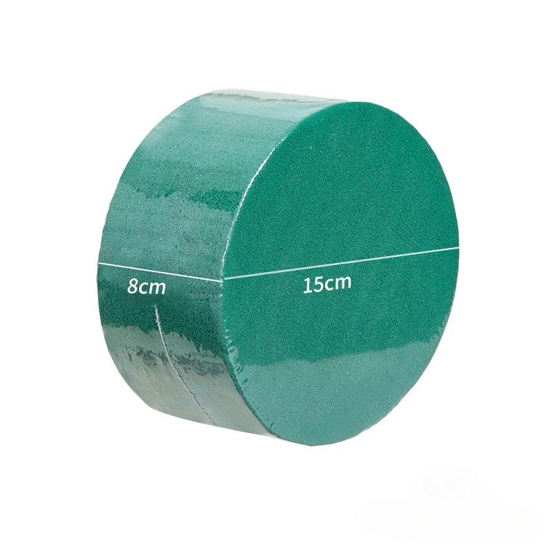Round Floral Foam Block for Flower Hat Boxes