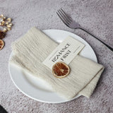 Load image into Gallery viewer, 10pcs Fringed Cotton Cloth Napkins (42x42 cm)
