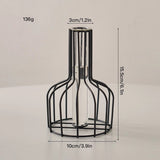 Load image into Gallery viewer, Sleek Metal Frame Test Tube Outline Vase