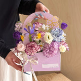 Load image into Gallery viewer, 10pcs Butterfly Floral Gift Box with Handle