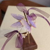 Load image into Gallery viewer, Handcrafted Butterfly Bridal Corsage Bracelet