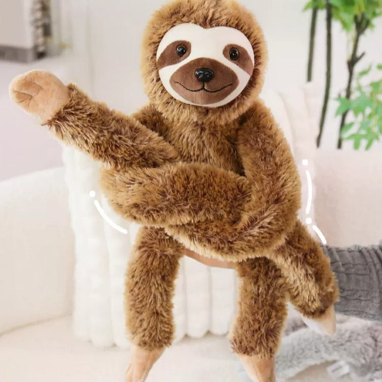 12" Soft Stuffed Long Arm Sloth Plush Toy