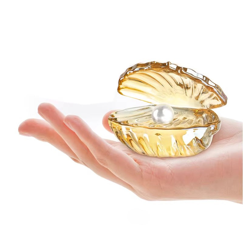 Iridescent Mini Glass Pearl Shell