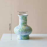 Load image into Gallery viewer, Modern Watercolor Marble Ceramic Vase