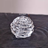 Load image into Gallery viewer, Clear Irregular Circular Glass Flower Frog
