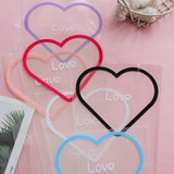 Load image into Gallery viewer, 50pcs LOVE Heart Clear Single Rose Sleeves