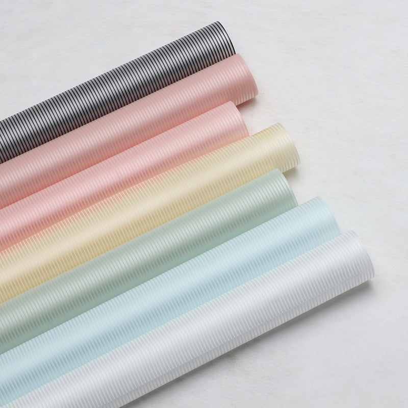 20pcs Frosted Stripe Cellophane Wrap (57x57cm)