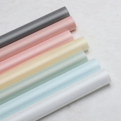 20pcs Frosted Stripe Cellophane Wrap (57x57cm)