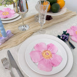 Load image into Gallery viewer, 40-Pack Pink Sakura Flower Paper Napkins