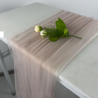 Pink Tulle Draping Fabric for Weddings Events