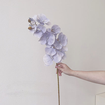 Fleur d'orchidée artificielle à longue tige de 37 po