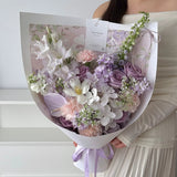 Load image into Gallery viewer, 10pcs Wisteria Floral Bouquet Wrap Paper (38x50cm)