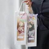 Load image into Gallery viewer, 10pcs Floral Gift Bags with Transparent Windows