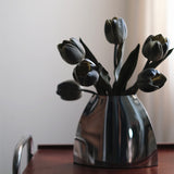 Load image into Gallery viewer, Vintage Black Tulip Artificial Flower Bouquet