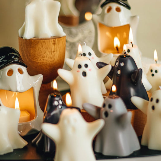 Bougie parfumée d'Halloween effrayante