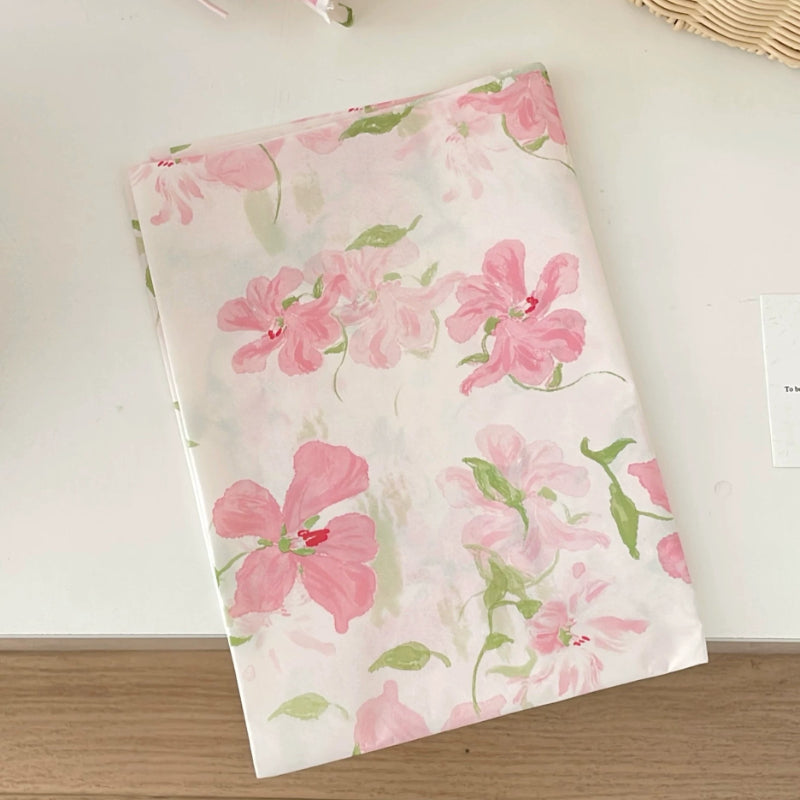 Watercolor Floral Printed Tissue Paper Pack 50