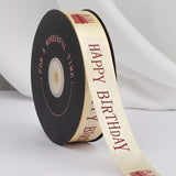 Load image into Gallery viewer, Happy Birthday Satin Ribbon (2.5cmx45Yd)