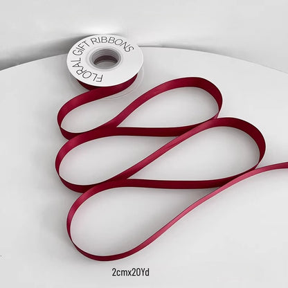 Burgundy Valentine’s Day Florist Ribbon