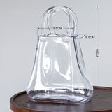 Load image into Gallery viewer, Transparent Handbag-Shaped Glass Vase