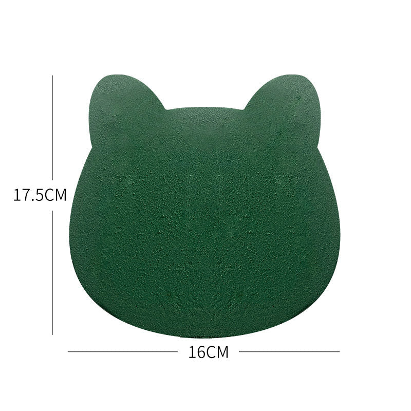 Pre-cut Cat Shaped Wet Floral Foam (Set of 2)